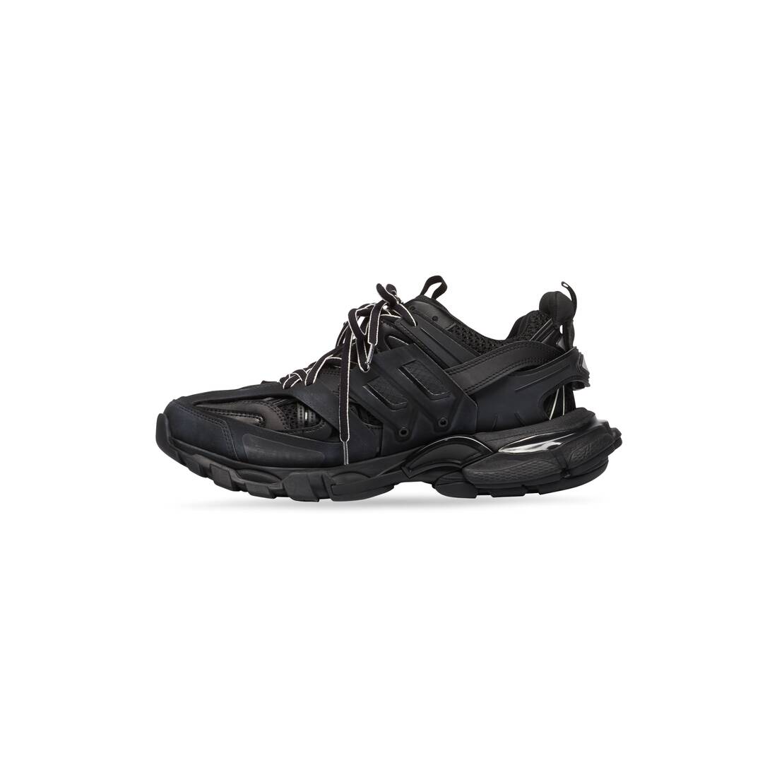 Women’s Track Sneaker in Black - Image 3